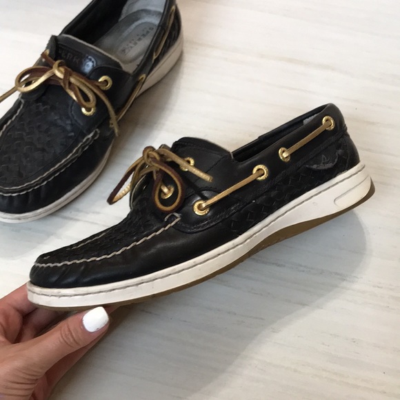 Sperry black loafer size 7 - Picture 2 of 9